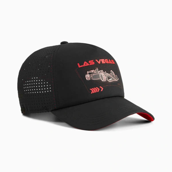 F1 Las Vegas Trucker kšiltovka od PUMA: Okamžitě zažijte vzrušení z Las Vegas! Stylová a pohodlná, nezbytná pro fanoušky F1.